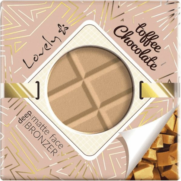 Krásná karamelová čokoláda hluboká matná tvář Bronzer čok...