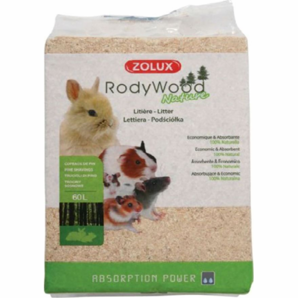 Zolux Flag Rodwood Nature 60 l/4 kg