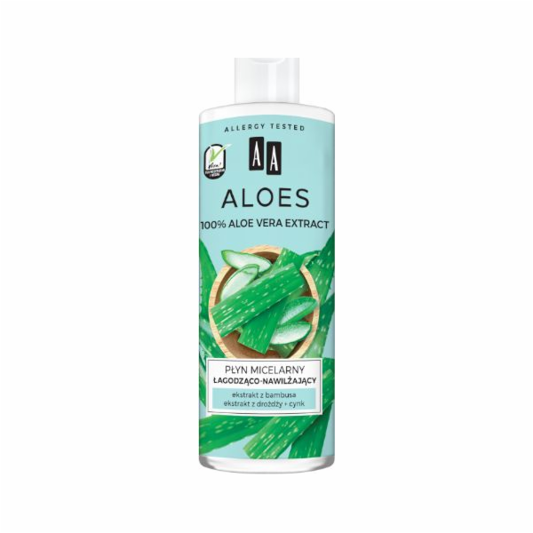 AA ALOE 100% Micellar Migrary Flogs 400ml Universal