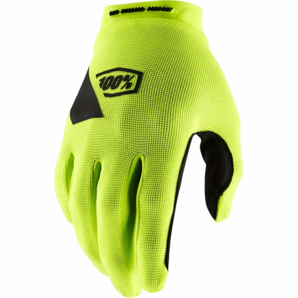100% rukavic 100% rukavice ridcamp fluo žluté S (délka ru...