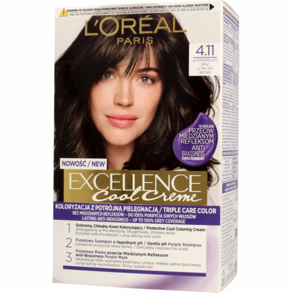 L Oreal Professionel Hlas omalovánky Exellence 4.11 Ultra...