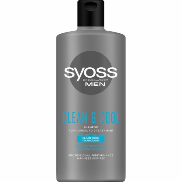 Syoss Syoss Men Clean & Cool Osvěžující šampon - normální...
