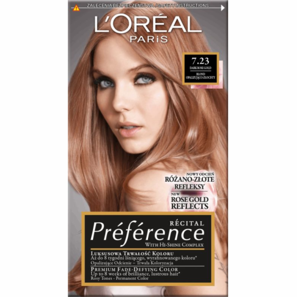L Oreal Paris Preference Preference Dye 723 Rich Rose