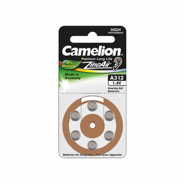 Camelion baterie pro sluchadla PR41 6 ks.