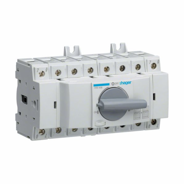 Přepínač Hager Polo v přepínacím systému I-0-II 4P 80A (H...