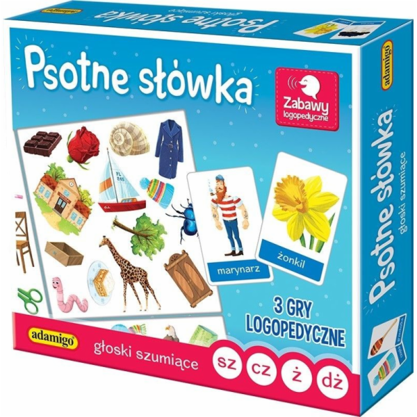 Adamigo hraje zlomyslná slova - zvuky hučení