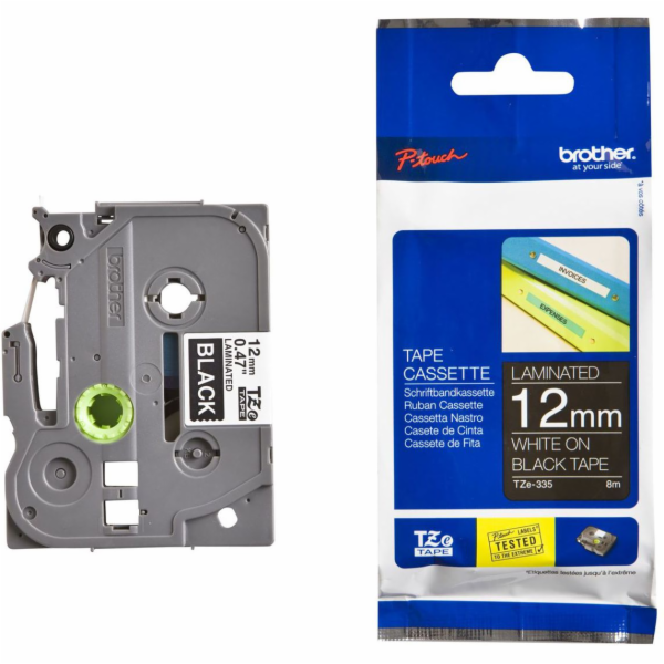 Bratrová laminátová páska pro P-Touch, bratr TZE-335 12mm...