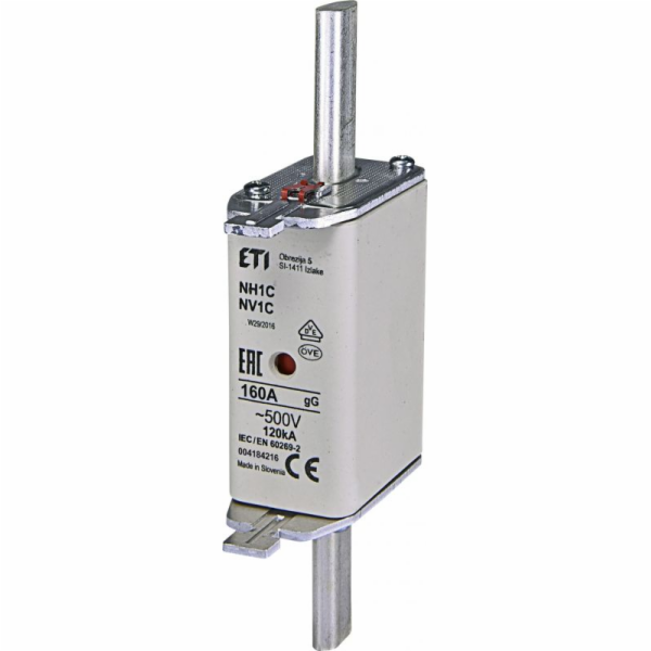 ETI-I ukončují průmyslovou vložku NH1C 160A/500V (004184216)