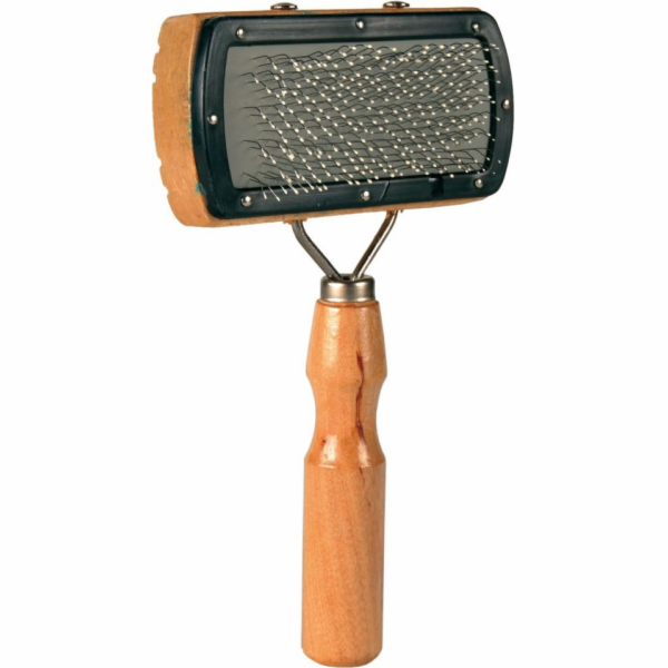 Trixie Soft Wood Brush (Wire Bristles) 10 x 18 cm