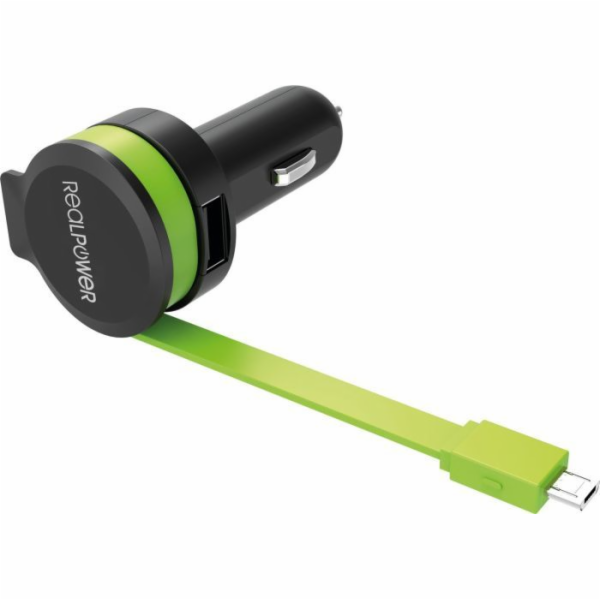 Realpower MicroUSB kabel + 1x USB nabíječka (257635)
