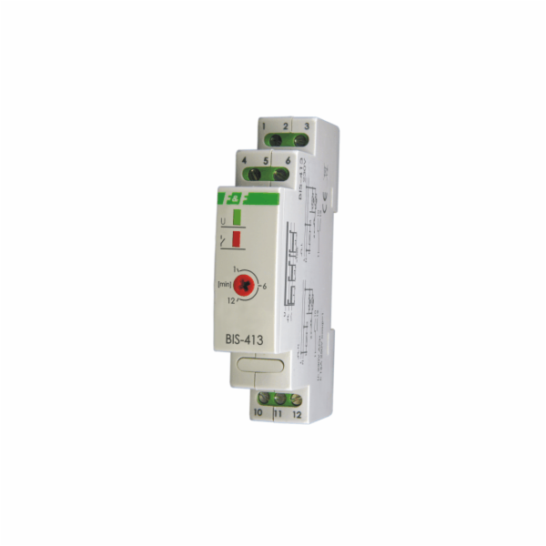 F&F Bistable Relay BIS-413i s časovým přepínačem pro DIN ...