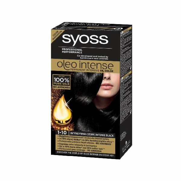 SYOSS HAIN DYE OLEO 1-10 Intenzivní černá