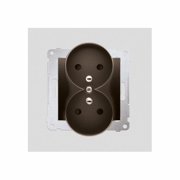 Kontaktovat -Simon Simon54 Socket Double Z/U 16A IP20 s b...