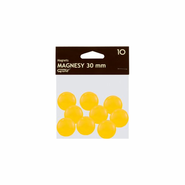 KW Trade Grand Magnesy 20 mm žlutá op. 10 kusů