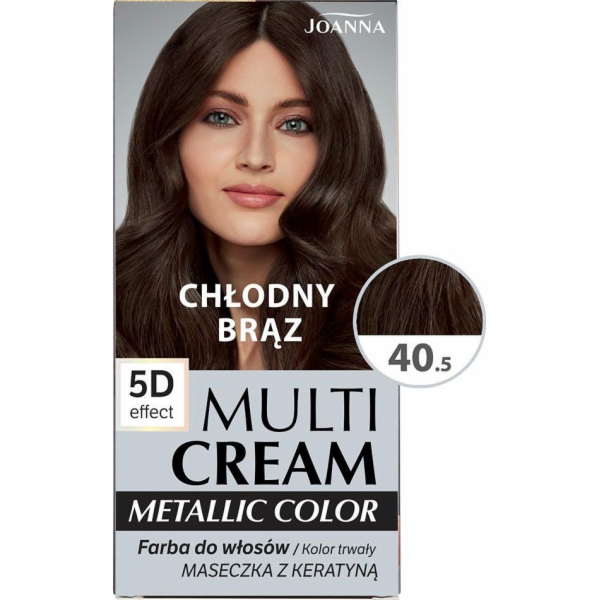 Joanna Multi Cream Metallic Color 5D Effect 40,5 Cool Brown