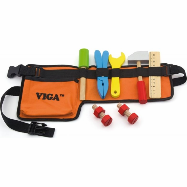 Viga pas s dřevěnými nástroji Little Fitter Toys