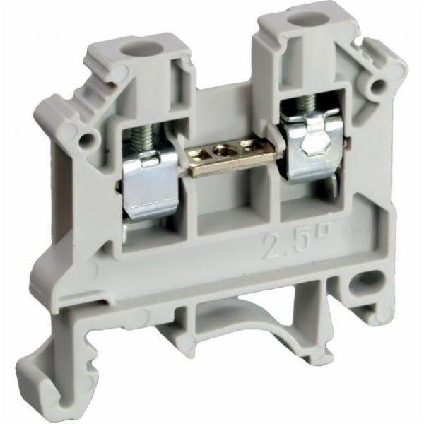 SIMET 2-Wire Rail 2,5mm2 šedá ZSG1-2,5ns (11221312)