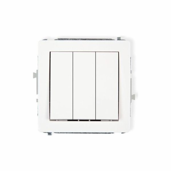 Karlik Deco Concomitant Library Triple White (DWP-7)