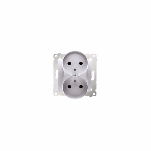Kontaktní - Simon Simon54 Socket Double Z/U 16A IP20 se s...