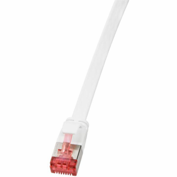LogiLink RJ-45/RJ-45, kat. 6, u/ftp, bílá, 1m (CF2031S)