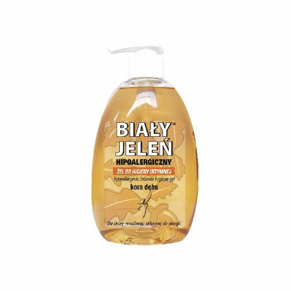 Bílý jelen gel pro intimní hygienu hypoalergenní dubová k...