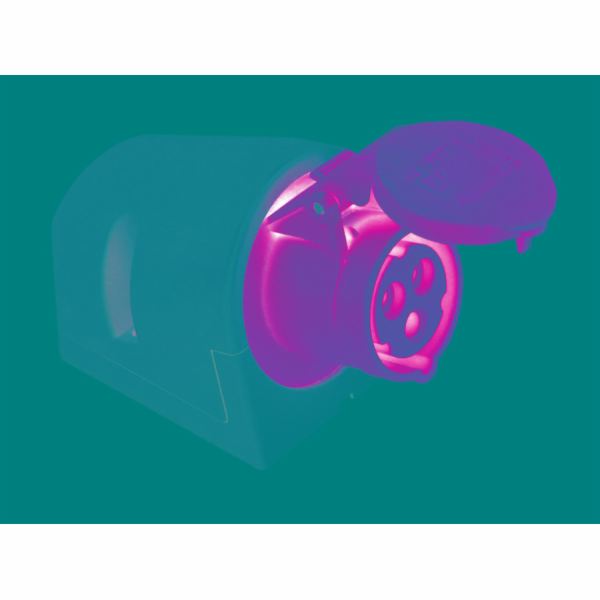 PCE PARNET SOCKET 32A 230V 2P+s IP44 123-6