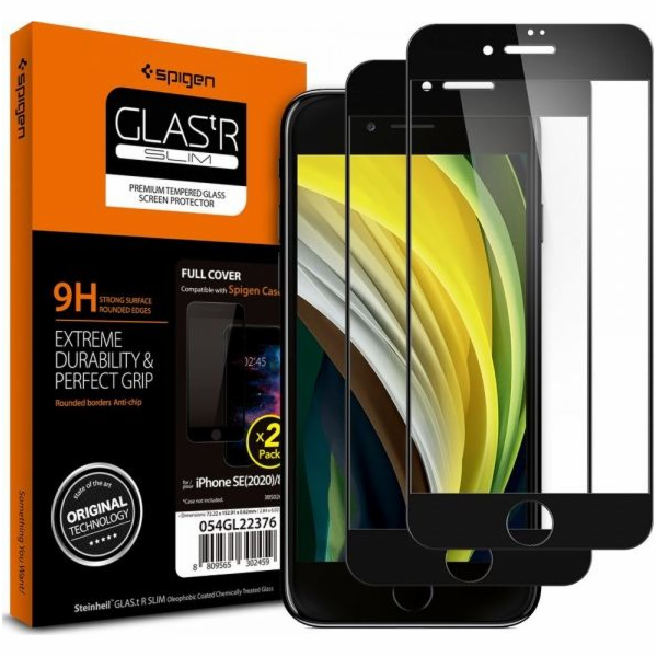 Spigen Tempered Glass Spigen Glass FC 2-Pack iPhone 7/8/S...