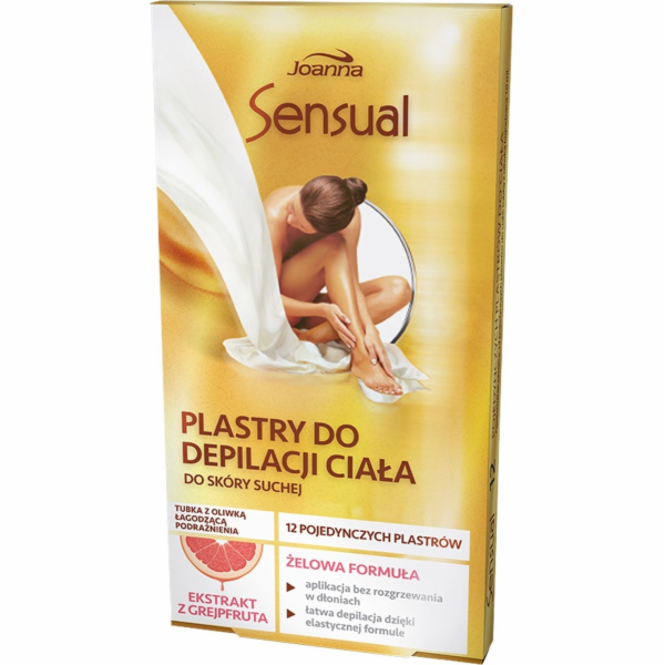 Joanna smyslné plátky pro depilaci těla s extraktem grape...
