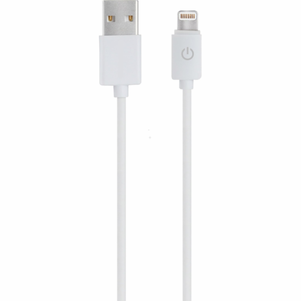 USB Realpower Realpower Lade/Datenkabel Lightning 1m Weiß...