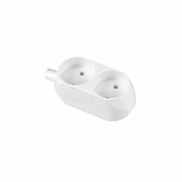 Abex Double Portable Socket 2x2p White