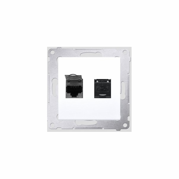 Kontaktovat -Simon Computer Socket Simon54 Double 2xrj45 ...