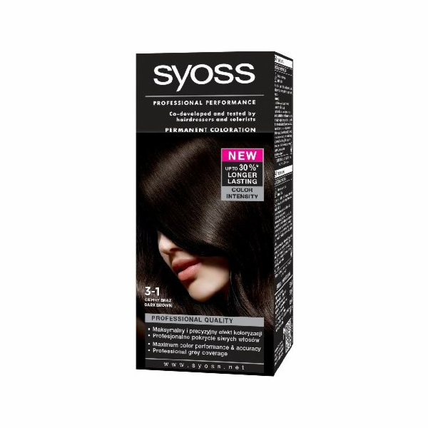 Syoss Hair Paint tmavě hnědá č. 3-1