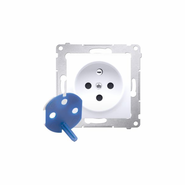 KONTAKTY SIMON Single Socket Simon 54 Data Z/U 16A IP20 s...