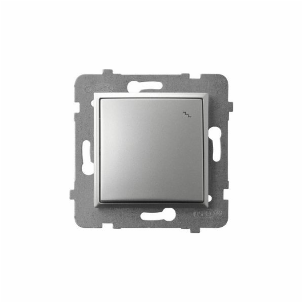 Ospel Aria Silver schodišťový spínač (LP-3U/m/18)