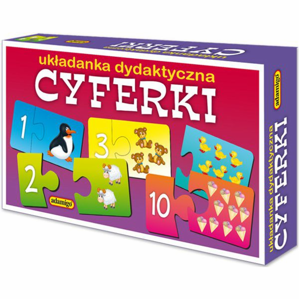 Čísla puzzle Adamigo puzzle (3280)