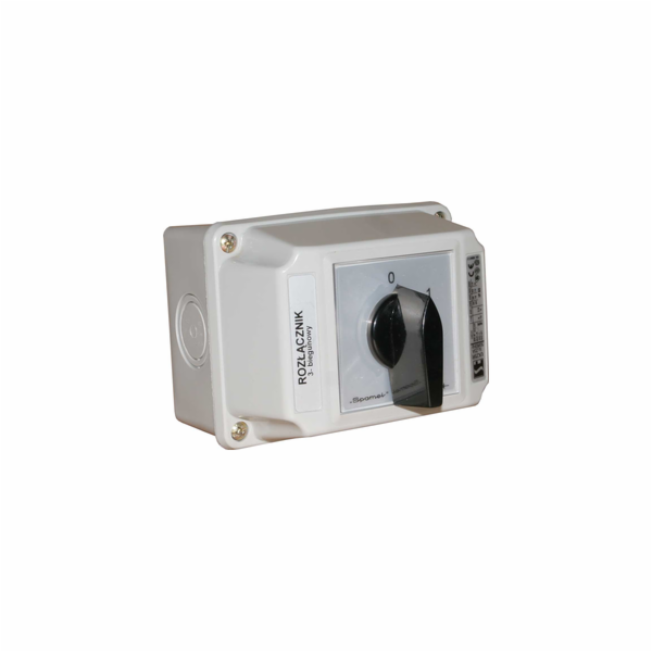 Směr posunu spínače Spamel L-P 25A v bydlení-LK25R-3,8368OB2