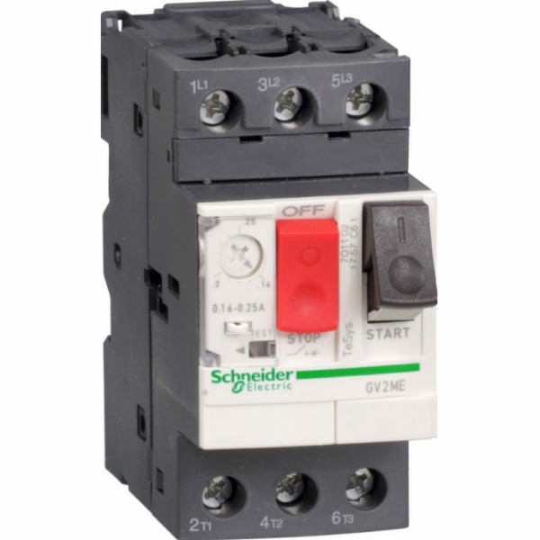 Schneider Engine Switch 3P 2,2kW 4-6.3A - GV2ME10