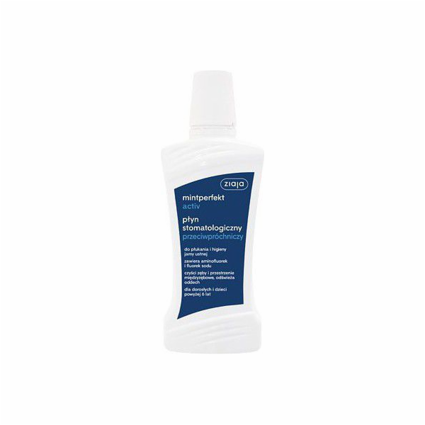 Ziaja Mintperface Activ Dentální tekutina. 500 ml.