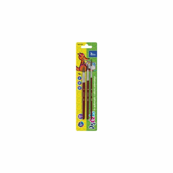 TETIS ROUND BRASHES (velikost 8,10,12) na Blister 3 PCS T...