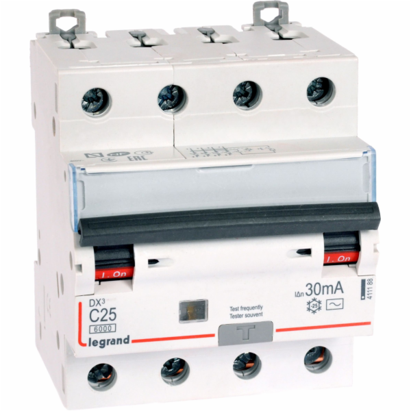 Legrand osvětlení a dimenzivní shrnutí 4p 25a C 0,03a typ...