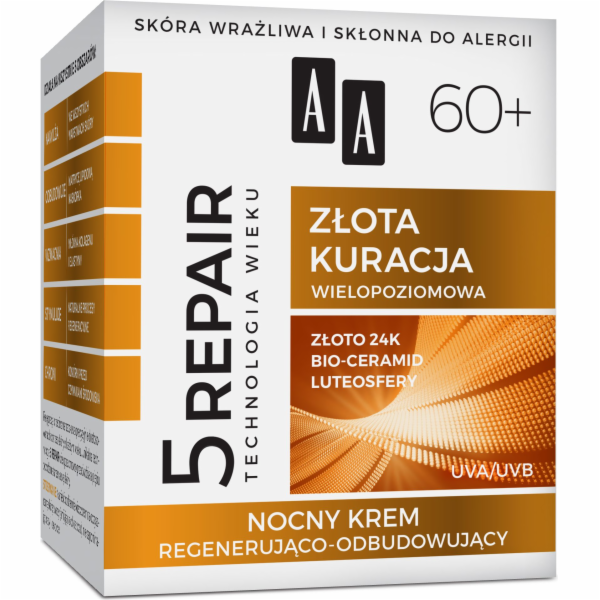 AA AGE AGE TECHNOLOGIE 5REPAIR 60+ ZLATÉ Ošetření Regener...