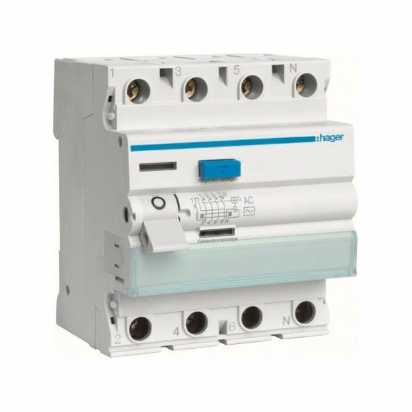 Hager Polo Lighting Rifter 4P 25A 0,03A AC CDC425J