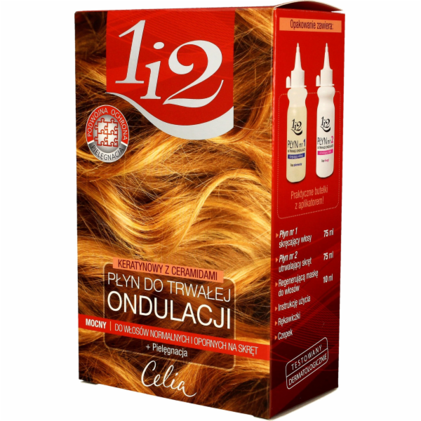 Kapalina Celia 1I2 pro odolnou keratinovou vlnu s ceramidy
