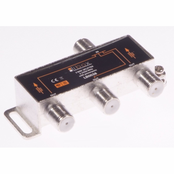 Větev signálu Libox/Splitter 3 Ways Power Pass (LB0038)