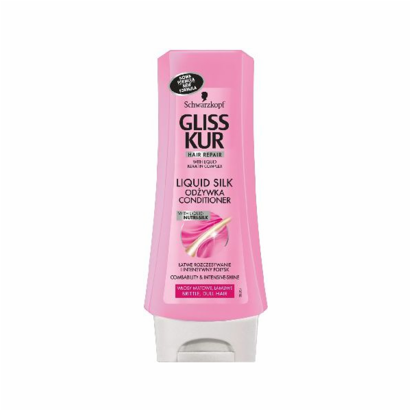 Schwarzkopf gliss kur tekutý hedvábný kondicionér pro mat...