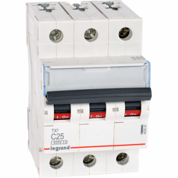 Legrand Hypertrofic Switch S303 C25 TX3A 25A 6KA 403547