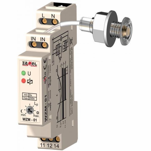 Přepínač Zamel Twilight s sondou SOH-01 230V AC WSTRO-01/S1