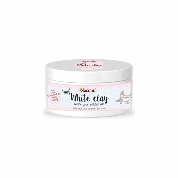 Nacomi Natural White Clay (Kaolin) s zvlhčujícím a uklidň...