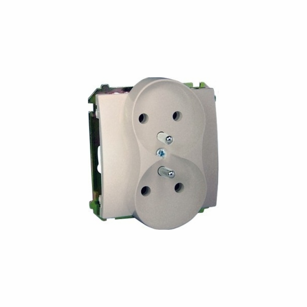 Kontaktní - Simon Double Basic Nest Modul z/U 16A IP20 Be...