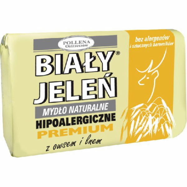 White Deer mýdlo v prémiových kostkách s oves 100g
